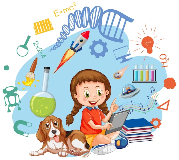 Направления интеллектуального развития детей: игры, чтение, творчество, наука и технологии - иллюстрация